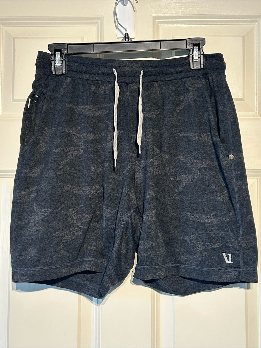 Vuori Ponto Performance Short 7" DreamKnit Heather Dark Camo Men's Size Small